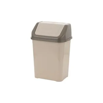 Odpadkový koš PLASTOVÝ ODPADKOVÝ KOŠ CLASSIC 35L S VÍKEM BÉŽOVÝ