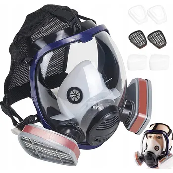 Bezpečnostní kamera Profesionální Maska Gazowa 6800 Proti Formaldehydu Amoniaku Prachu Sada Filtrů