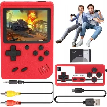 Herní konzole Přenosná herní konzole 800 v 1, 3palcový displej, AV výstup, výdrž baterie 5-6 hodin