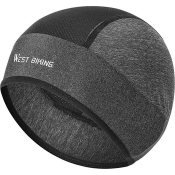 Čepice WEST BIKING Cyklistická čepice na léto s UV ochranou ŠEDÁ