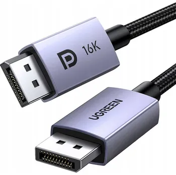 Video kabel Kabel Ugreen DP118 DisplayPort 2.1 2 m - šedý
