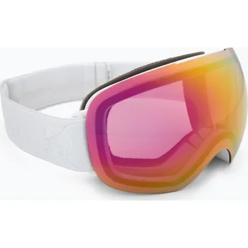 Sport Lyžařské brýle Red Bull Spect Bent matt white/red with pink purple mirror