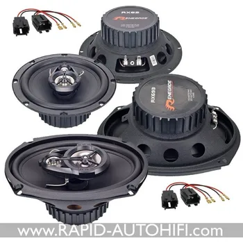 Auto Hi-Fi Reproduktory PEUGEOT 406 1999-2004 Renegade RX62 Přední + RX693 Zadní s redukcemi