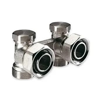 Ventil IVAR CS Vekoluxivar pro dvoutrubkový systém - EK x 3/4"F rohový - 500848