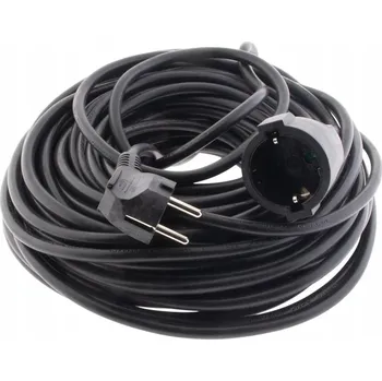 Napájecí kabel PRODLUŽOVACÍ KABEL STAVEBNÍ 20m ZAHRADNÍ SILNÝ PRO SEKAČKU 3x0,75MM2
