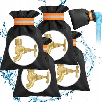 Termoizolační obal na zahradní kohoutek, voděodolný, proti zamrznutí, na suchý zip