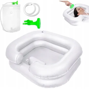 PŘENOSNÝ UMYVADLO PRO MYTÍ VLASŮ, PRO MYTÍ V POSTELI PRO IMOBILNÍ OSOBY