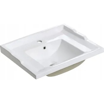 Zápustné umyvadlo do desky obdélníkové Comad Retro 46 cm bílé