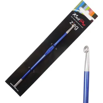 Nástroj na niť a příze Kovový háček Zing KnitPro 4,5 mm