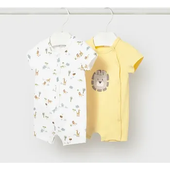 Kojenecký overall Dětské rampery Mayoral Newborn 2-pack 1719.1E.Newborn.PPY2 žlutá 11X, vel. 86