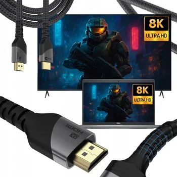 Video kabel Kabel Ultra HDTV DOBRÝ HDMI KABEL PRO PŘIPOJENÍ TV MĚĎ HDMI - HDMI 5 m