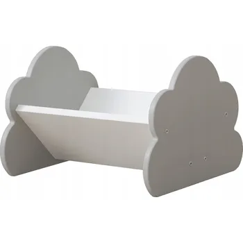 Úložný box Stojan na noviny, truhla na hračky, knihy, úložný box - béžová, kašmír