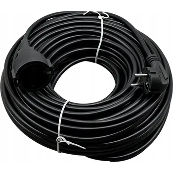 Napájecí kabel PRZEDŁUŻACZ BUDOWLANY OGRODOWY GRUBY 3×0.75mm2 SILNÝ KABEL 30m