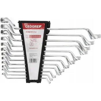 Klíč GEDORE Sada očkových klíčů, 12dílná, chrom-vanadová Ocel, stříbrná