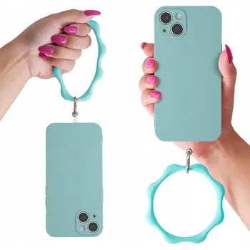 Šňůrka na telefon plast červená