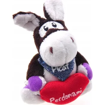 PŘÍVĚSEK NA KLÍČE S PŘÍVĚSKEM KŮŇ OSLÍK KRÁSNÝ DRÁT