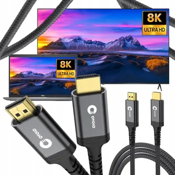 Video kabel Kabel HDMI - HDMI 0,5 m OVOLO SOLIDNÍ, VÝKONNÝ, HDR, DOLBY VISION, eARC, POZLACENÝ