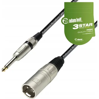 Audio kabel Kabel XLR - jack 6,3 mm Adam Hall K3 MMP 0600 6 m