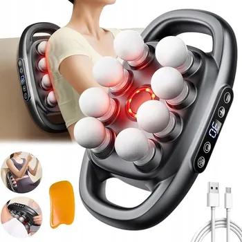 Masážní přístroj MASÁŽNÍ PŘÍSTROJ S 8 NÁSTAVCI A 30 ÚROVNĚMI RYCHLOSTI PROTI BOLESTI