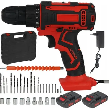 Aku Šroubovák Bedee akumulátorový 20 V LED Aku Šroubovák Akumulatorowa