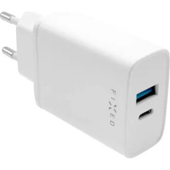 FIXED USB, USB-C PD, QC 3.0, 20W (FIXC20-CU-WH) bílá