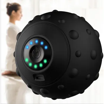 Masáž Masážní váleček s výstupky Bedee 9,5 cm x 9,5 cm černý