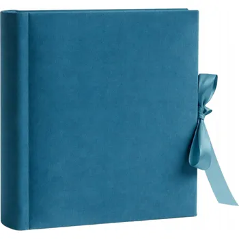 Album na fotografie zasouvací 200 fotografií 10x15 modrý velurový s možností gravírování