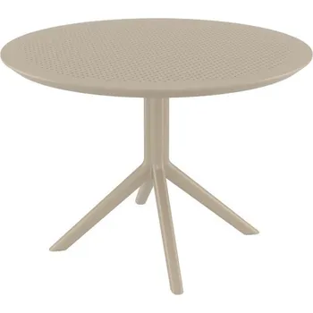 Zahradní stůl SIESTA | Zahradní kulatý stůl SKY TABLE 105 taupe