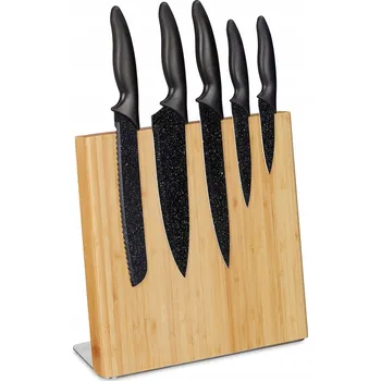 Stojan na nože Stojan na nože Relaxdays 27,5 cm hnědý