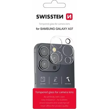 Sklo čoček Swissten Samsung Galaxy A37 5G (Ochranné tvrzené sklo na čočky fotoaparátu Swissten 9H pro Samsung Galaxy A37 5G, čiré)