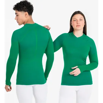 Pánské tričko KIPSTA Spodní funkční tričko s dlouhým rukávem Keepdry pro dospělé S ZELENÁ