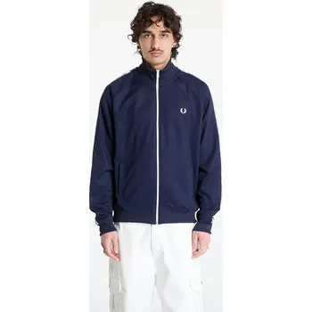 Pánská mikina Mikina FRED PERRY Taped Track Jacket Carbon Blue XL