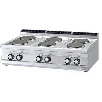 Sporák Sporák elektrický 6x plotýnka bez podestavby 400 V | RM - PCT-712ET