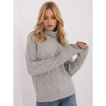Dámský svetr Jumper AT SW 23445.00 šedý jedna velikost