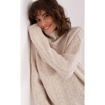 Dámský svetr Propojka AT SW 2355 2.12P světle béžová jedna velikost