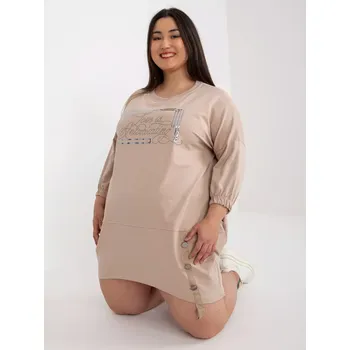 Dámská tunika Tunika RV TU 7505.15 béžová jedna velikost