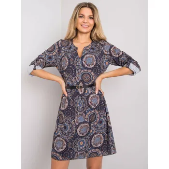 Dámské šaty Šaty DHJ SK 12336B.74P tmavě modrá jedna velikost