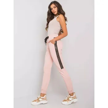 Dámské kalhoty Tepláky RV DR 6891.54 světle růžová S