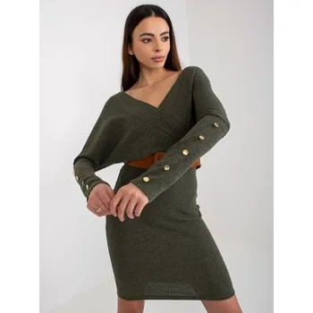 Dámské šaty Dámské šaty TW SK BE BQ183 .19 khaki - FPrice L