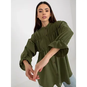 Dámská košile Dámská košile TW KS BI 2021745.13X khaki - FPrice XL