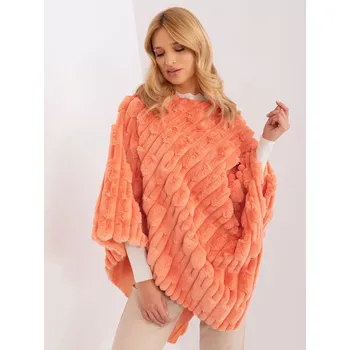 Dámské pončo Poncho AT PN 2347.16 oranžová jedna velikost