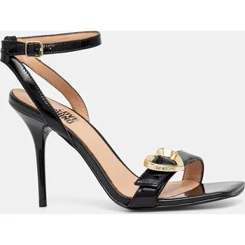 Dámské sandále Kožené sandály Love Moschino JA16089G1OIH0000 černá 99X, EUR 37