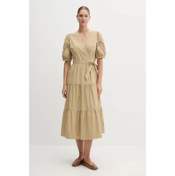 Dámské šaty Bavlněné šaty Dkny P5DB0B48 zelená 81X, vel. 38