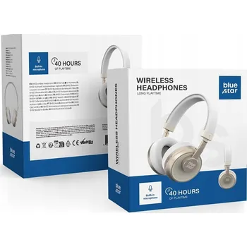 Sluchátka Sluchátka přes hlavu BLUE STAR BH02 bílá
