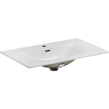 Umyvadlo Comad Nábytkové keramické umyvadlo SKY 80-8099, 81x46 cm, bílá lesklá