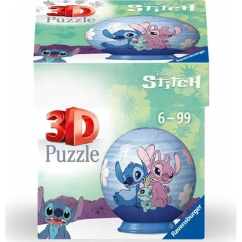 Puzzle 3D Puzzle Ravensburger Disney Stitch 3 kuličky 11599 (54 dílků)