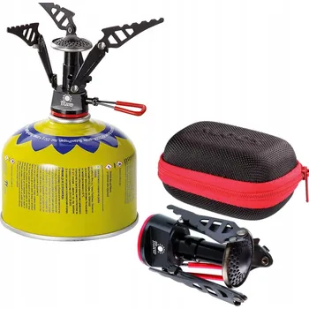 Turistický vařič Turistický vařič MEVA s plynovým navíjecím piezozapalovačem 1 W