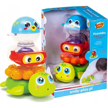 Hračka pro nejmenší Smily Play Pyramid do koupele