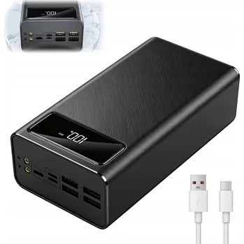 Powerbanka POWERBANKA 50000MAH EXTERNÍ BATERIE USB-C 4X USB RYCHLÉ TURBO NABÍJENÍ S SVÍTILNOU