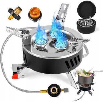 Turistický vařič TURISTICKÝ PLYNOVÝ HOŘÁK S KRYTEM - VÝKON 8000W PRO SPECIÁLNÍ ÚKOLY